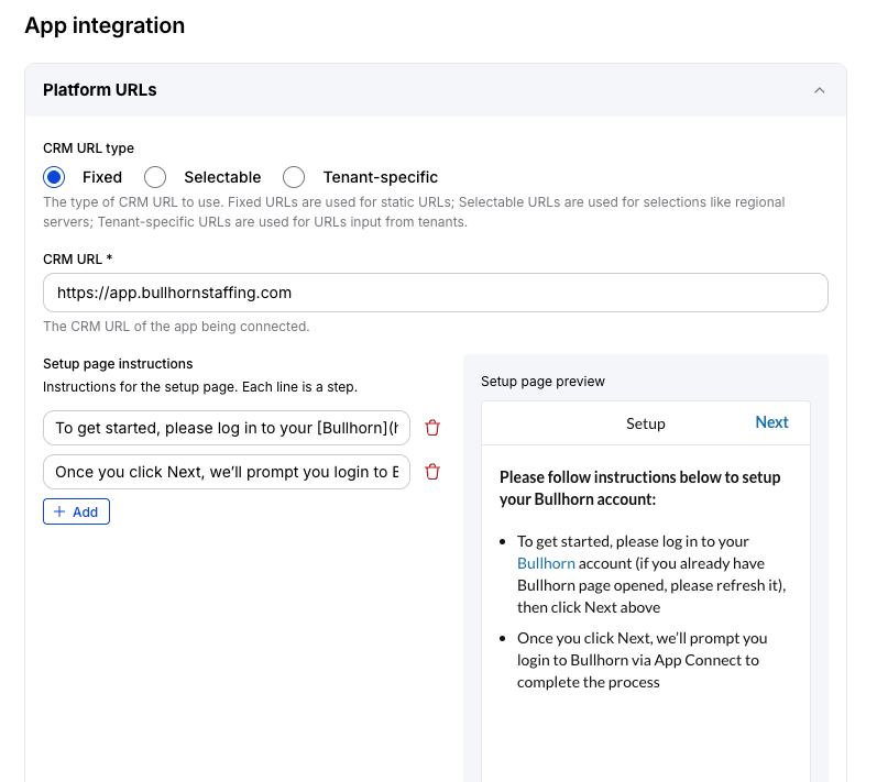 Editing Bullhorn manifest