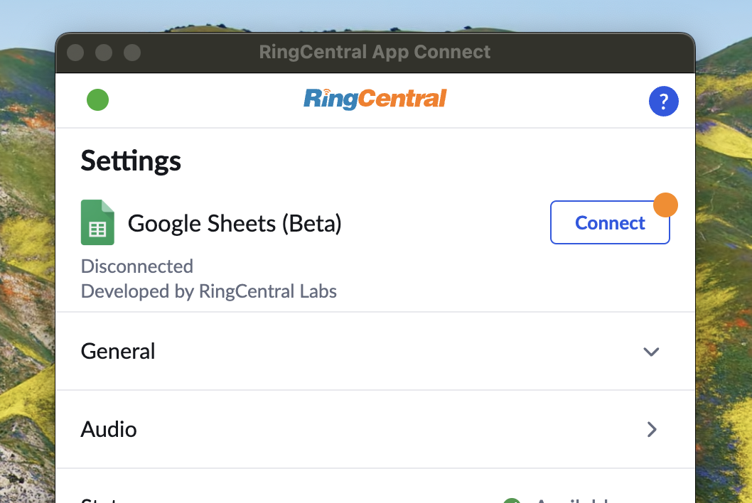 Connect to Google Sheets