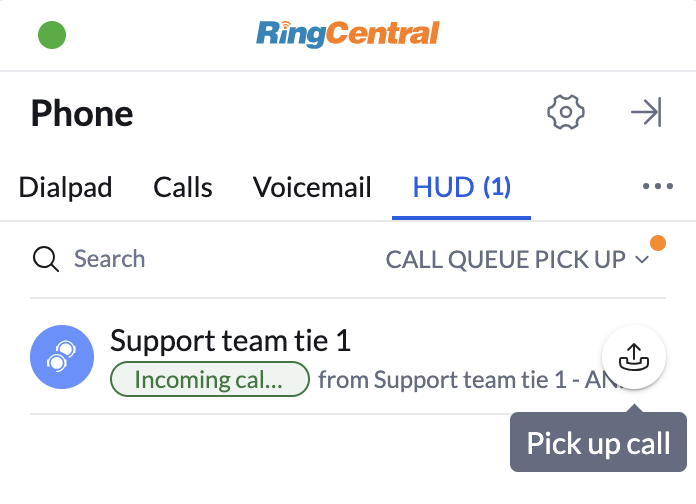 HUD call queue